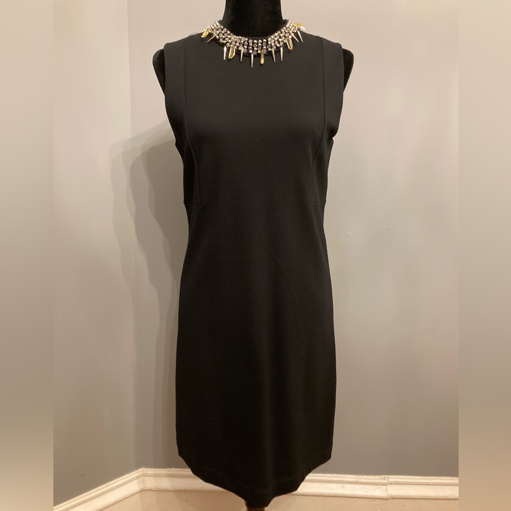 BNWT SPANNER Black Dress With Embellished Neckline, size S
